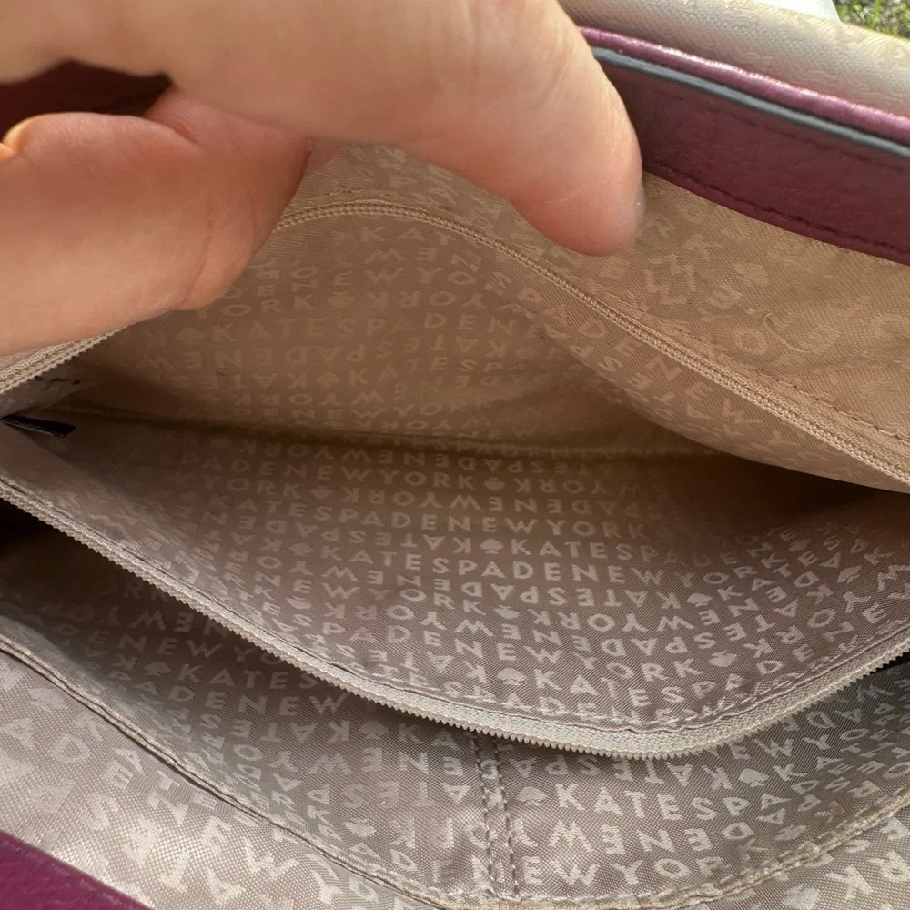 KS Cynthia Town Road Leather Flap Crossbody - Picture 5 of 6